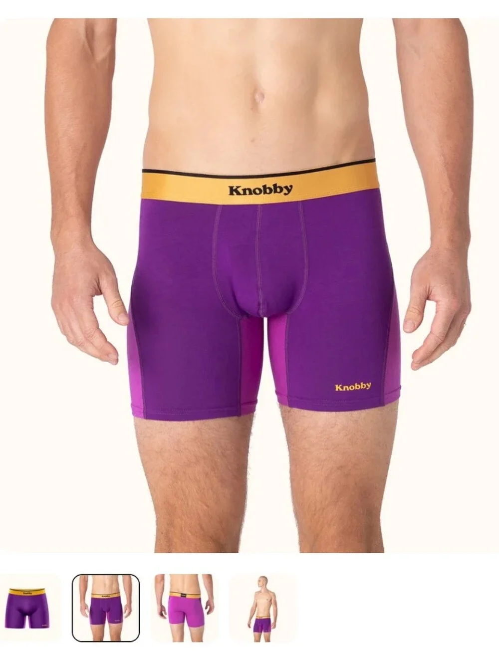 Knobby Purple Rain Trunk- XL